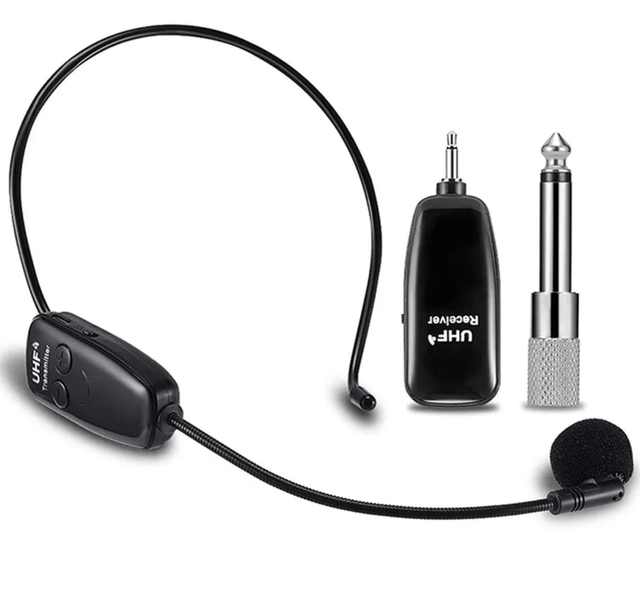 Microphone U12A Wholesale Portable UHF Headset Wireless Microphones System Cordless Mic for Teaching Selling