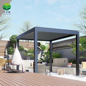 3x3 3x4 4x3 4x4 4x5 4x5 4x6 6x3 6x4 6x5 6x6m Jardín moderno Exterior Aluminio Persiana Pérgola Pabellón Gazebo Pérgola pérgola Pergula - Product Image 2