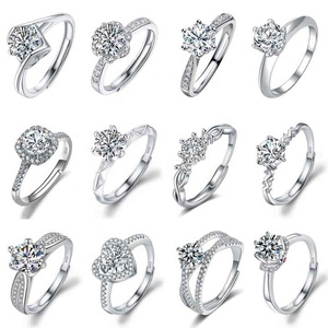 VOAINO Gia Igi 인증 Cvd HPT 랩 성장 다이아몬드 14k 18k 솔리드 골드 화이트 골드 링 타원형 약혼 반지 쥬얼리 - Product Image 6