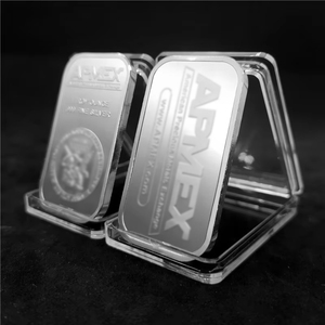 Personalizzabile oro massiccio placcatura argento lingotti metallo oncia barre lega commemorativa moneta con <span class=keywords><strong>animali</strong></span> Anime temi stampati medaglia - Product Image 2