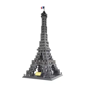 The Eiffel Tower Of Paris World Famous Architecture Bricks City Street View Toys Birthday Gift For Kids Building Blocks Sets