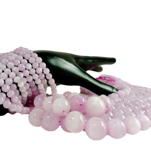 <span class=keywords><strong>Pietra</strong></span> <span class=keywords><strong>preziosa</strong></span> calcedonio <span class=keywords><strong>viola</strong></span> morbido Color lavanda 6-13mm perline lisce <span class=keywords><strong>pietra</strong></span> <span class=keywords><strong>preziosa</strong></span> genuina di alta qualità per gioielli - Product Image 3