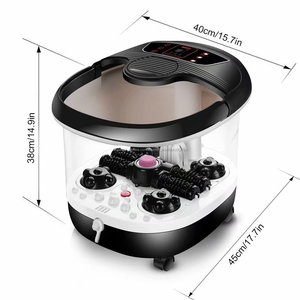 Lavabo de pedicura portátil multifunción Calentador de baño de piedra de pie con burbujas de aire infrarrojo Shiatsu para <span class=keywords><strong>spa</strong></span> - Product Image 6