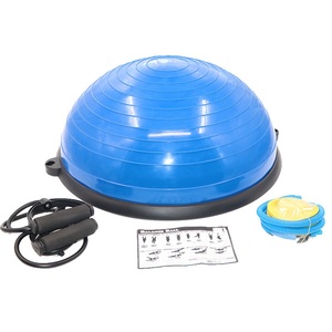 Stabilität halb Pilates Springball Pvc Übung 58 cm Durchmesser Ausgleich halb runder Yoga-Ball - Product Image 1