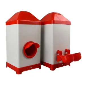 TUOYUN wholesale hot sale PVC chicken feeder and waterer set