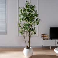 Plante artificielle de haute qualité, écologique, en plastique souple, type Maebum, pour vase, verdure, mariage, jardin, bureau, véranda, décoration intérieure