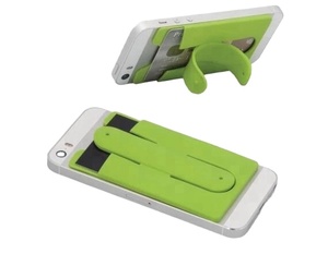 Support de téléphone en silicone imprimé avec logo personnalisé pour cadeaux promotionnels et d'affaires - Product Image 3