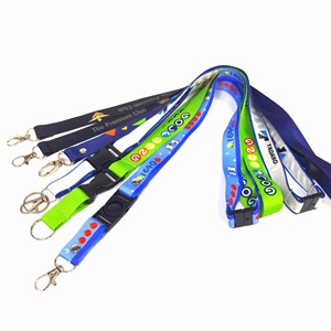 Wholesale Personalizados Promotional Polyester Nylon Anime ID Card Holder Cell Phone Lanyard