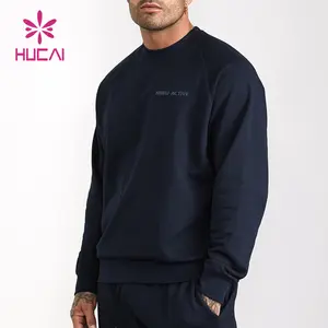 شعار HUCAI عالي الجودة للوزن الثقيل مخصص للرجال تمارين رياضية للصالة الرياضية