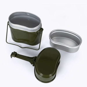 Olla Colgante Multifuncional Tipo 79, Plegable, de Aluminio, Estilo Alemán, para Almuerzo Individual, Portátil, para Campamento al Aire Libre - Product Image 5