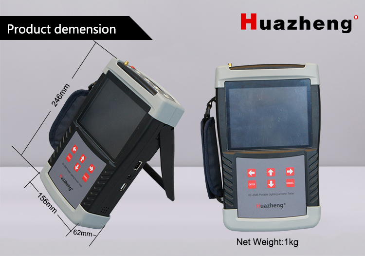 Huazheng Điện Kẽm Oxide Sét Sét Arrester Tester Ba Pha Surge Arrester Tester Sét Arrester Thiết Bị Kiểm Tra