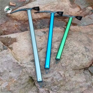 Hacha de Hielo de Aleación de Aluminio para Montañismo, 64 cm, Multiusos, para <span class=keywords><strong>Escalada</strong></span> en Hielo, Supervivencia en Montañas Nevadas - Product Image 6