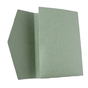 Carte d'invitation de <span class=keywords><strong>mariage</strong></span> en papier mat vert olive pour fête de fiançailles et célébration, invitation de <span class=keywords><strong>mariage</strong></span> à pochette - Product Image 1
