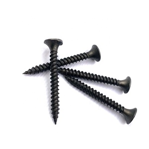 Vis à cloison sèche à tête trompette phosphatée noir-gris, qualité supérieure, fournisseur d'usine, vente chaude, fabricant chinois - Product Image 5
