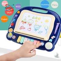 Samtoy activité DIY enfants jouets de dessin magnétique tableau de gribouillage Table de dessin avec clavier