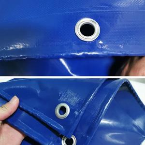 ผ้าใบกันน้ำเคลือบ PVC อะคริลิก 100% หนา 0.42 มม. สำหรับคลุมรถ สีฟ้า/เทา/ขาว - Product Image 3
