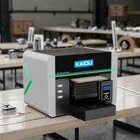 Printer UV Flatbed KAIOU Terbaik A3 2025 dengan Head XP600 |   Cetak di Kayu, Kulit, Plastik, Kaca & Bahan Lainnya