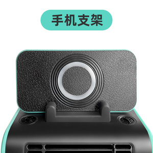 Car Fan L3876 With Phone Holder Refrigeration Heat Dissipation <b>ABS</b> Material For Vehicle Interior Use - Product Image 3