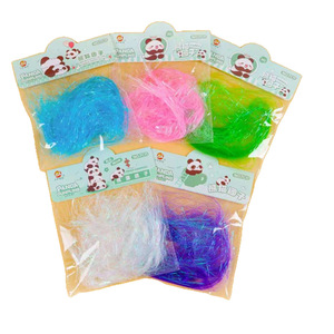 Filament de raphia Panda Dumpling, garniture cadeau en rayonne colorée pour la décoration intérieure - Product Image 1