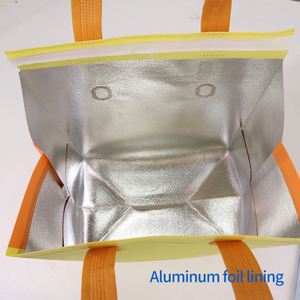 Sac de livraison alimentaire isotherme personnalisé, écologique, réutilisable, imprimé en héliogravure, durable, emballage pour café, gâteaux et snacks - Product Image 2