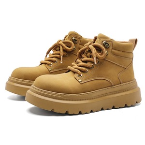 Men's <b>Winter</b> Fleece-lined <b>Boots</b> 2025 New Style Outdoor Anti-slip Thick-soled Heightening <b>Work</b> <b>Boots</b> - Product Image 5