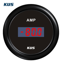 Jauge d'ampèremètre KUS SEA-V Series 52 mm, jauges automobiles 12 V/24 V pour bateau universel