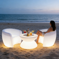 Vente en gros de mobilier lumineux pour événements et fêtes disco, table et chaise lumineuses, tables et chaises de bar pour activités extérieures