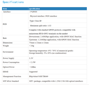 Module <span class=keywords><strong>OLT</strong></span> GPON FTTH à brancher - Nouveau <span class=keywords><strong>SFP</strong></span> Mini <span class=keywords><strong>OLT</strong></span> portable pour FTTH Fibre Optique - Product Image 5