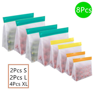 Bolsa Reutilizable Hermética de Silicona para Almacenamiento de Alimentos, Contenedor de Cocina Impermeable de Grado Alimenticio - Product Image 2