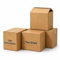 Boîte d'expédition en carton ondulé sur mesure, fabrication en usine, vente en gros, logo personnalisé, taille personnalisée, stockage en transit, boîte en papier pour l'e-commerce