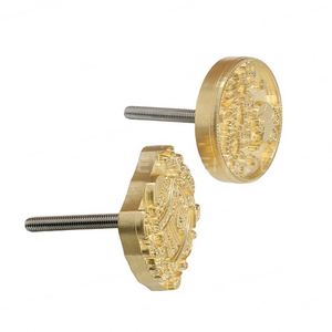 แม่พิมพ์ทองเหลืองลายดอกไม้แบบกำหนดเองสำหรับเครื่องปั๊มฟอยล์ร้อน - Product Image 5