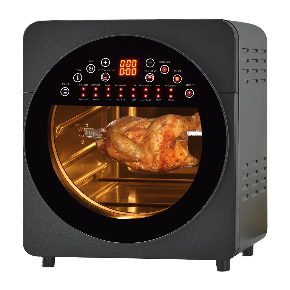 2022 nuovo Design intelligente elettrodomestico da cucina forno friggitrice ad aria tostapane 14.5L 1700W Display a LED 16 funzioni cottura friggitrice ad aria forno