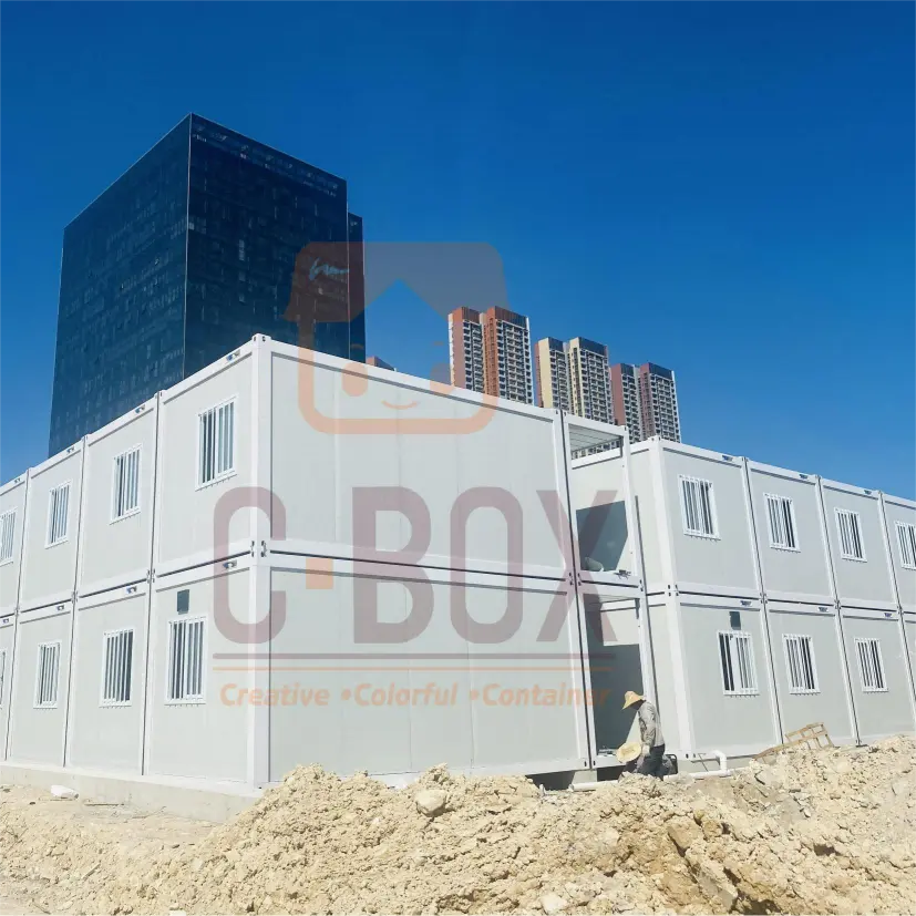*Project Show* 48 Containers School Program 15 days production 4 days installation container house with air conditioner