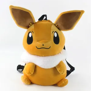 Schattige Pokemon Eevee Rugzak Kawaii Pluche Tas Schooltas Paar Rugzak Cosplay Rekwisieten Kerstcadeaus Voor Meisje Jongen Kind Kinderen