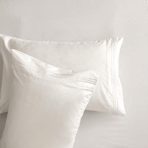 Vente flash : Ensemble de draps rafraîchissants respirants en microfibre 100% polyester, 4 pièces, blanc, pour lit d'hôtel - Product Image 6