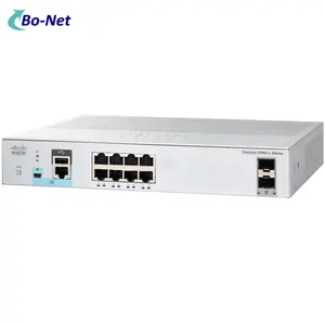 8port Gigabit Switch WS-C2960L-8TS-LL 2960l 8ts Ll Brand Network Switch Managed 1000M Uplink SFP GLC-LH-SM Fiber Optical Module
