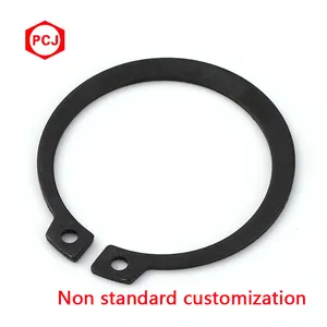 Manufacturer Custom Black Gb894.1 High Strength Carbon Steel Circlips Retaining Ring For Shaft