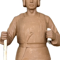 Figurine sculptée artisanale en pâte polymère réaliste, imperméable et inaltérable, thème nature, décoration intérieure, idéale pour les fêtes