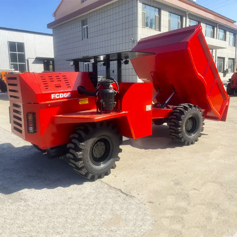 Underground Mining Dumper Truck 6 Ton mine Dumper Tractor Good Price Small Dumper agricultural machinery 4x4& equipment