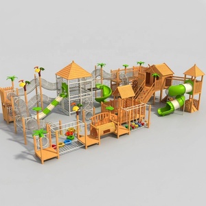 Juegos Infantiles para Parques Públicos al Aire Libre, Set de Escalada con Tobogán para Niños - Product Image 1