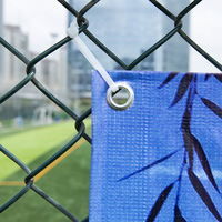 Lampadaire publicitaire à jet d'encre personnalisable haute précision, panneau d'affichage en tissu, structure événementielle, caisson lumineux extérieur de grande envergure 550, base noire