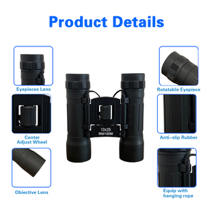 Télescope <span class=keywords><strong>de</strong></span> chasse sportive en plein air, jumelles compactes classiques 10x25, grossissement élevé 10x, télescope professionnel portable - Product Image 3