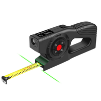 SNAKOL Mètre ruban laser numérique électronique intelligent 3 en 1 et télémètre avec batterie rechargeable