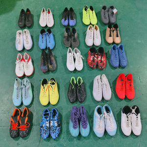 Men's Breathable Sports <b>Football</b> Shoes Synthetic Upper <b>Lace</b>-Up Closure Used International Chinese Brands Wholesale Soccer <b>Boots</b> - Product Image 1
