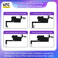 Cable flexible con sensor de proximidad para auricular I2C 8-15PM/Pad Pro, True Tone, Face ID, repuesto para reparación de teléfonos móviles
