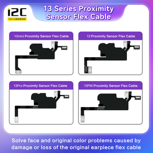 i2C Phone 8-15PM/<strong>Pad</strong> <strong>Pro</strong> Earpiece Proximity Sensor Flex Cable, <strong>True</strong> Tone Face ID Repair Replacement - Product Image 3
