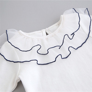 สินค้าใหม่ เสื้อยืดแขนยาวสองสี แฟชั่นคุณภาพสูง เสื้อยืดเรียบง่ายสำหรับสาวๆ จากโรงงานจีน - Product Image 5