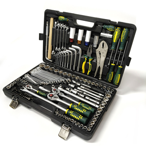 Kit di Attrezzi per Riparazione Auto <span class=keywords><strong>142</strong></span>+2 Pezzi, Set di Chiavi a Bussola CR-V, Cacciaviti, Pinze e Utensili Combinati con Valigetta Portatile - Product Image 3