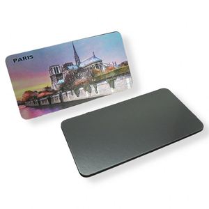 Aimants de réfrigérateur 3D en aluminium brillant personnalisés pour la décoration intérieure, cadeaux touristiques, vente chaude - Product Image 2