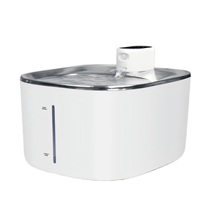 Dispenser Air Minum Otomatis Plastik OEM untuk Hewan Peliharaan, Bulat, Pintar, untuk Anjing/Kucing, Pengisian Daya Baterai, Sensor, Tahan Air, Bergaya, Portabel - Product Image 1